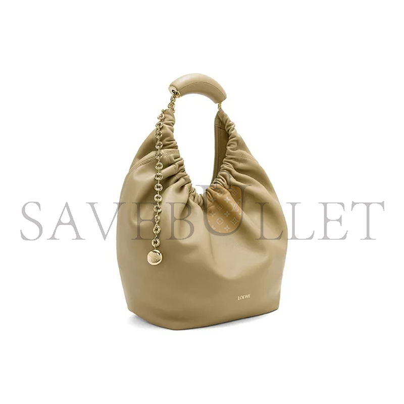 LOEWE MEDIUM SOFT NAPPA SHEEP LEATHER SQUEEZE BAG A914Q37X01-9584 (34*33*13.5cm)